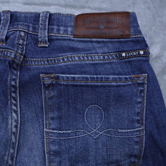 Lucky Brand Dark Blue Straight Leg Jeans - Picture 11 of 16
